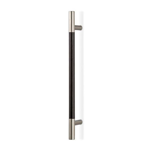 Poignée de tirage pour porte - DH401 - Doug Mockett & Co. - en inox / en cuir / contemporaine