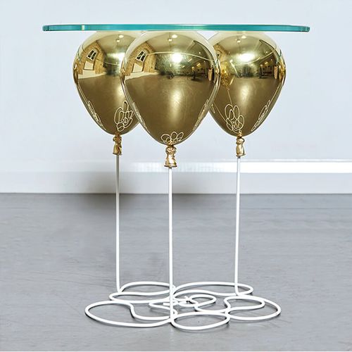Table d'appoint design original - UP BALLOON - Duffy London - en verre / en acier / en composite