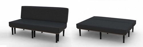 Banquette modulable - Duffy London - contemporaine / en laine / en bois