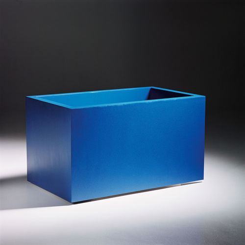 Baignoire en îlot - XS - DURAT - en Solid Surface / de style scandinave / bleue