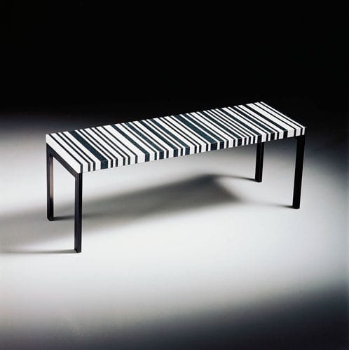 Banc contemporain - RAITA - DURAT - en acier / en Solid Surface