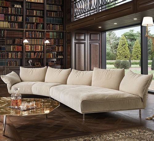 Canapé modulable - STANDALTO - edra - contemporain / en tissu / avec accoudoirs