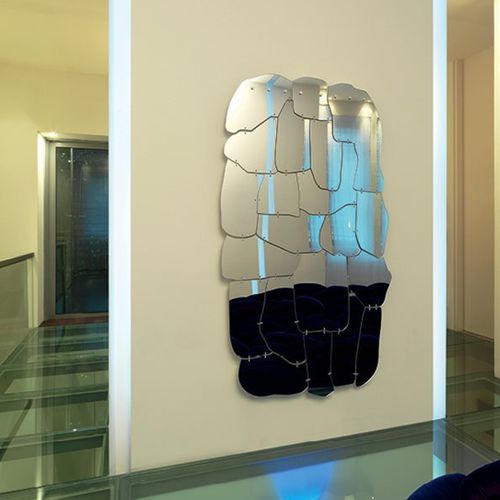 Miroir mural - MIRAGGIO - edra - design original / en méthacrylate / en aluminium
