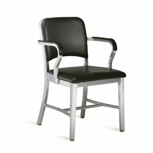 Chaise contemporaine - NAVY® : 1001 - emeco - en aluminium / résidentielle / avec accoudoirs