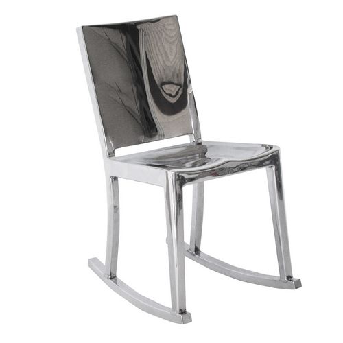 Chaise contemporaine - HUDSON : HUDROC P - emeco - en aluminium / à bascule / résidentielle