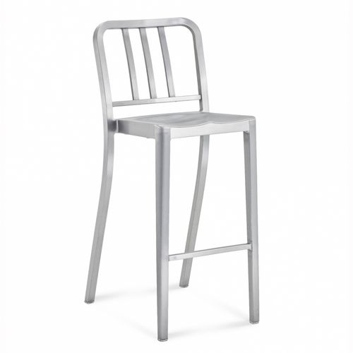 Chaise de bar contemporaine - HERITAGE : HERBAR 30 - emeco - en métal / en aluminium / empilable