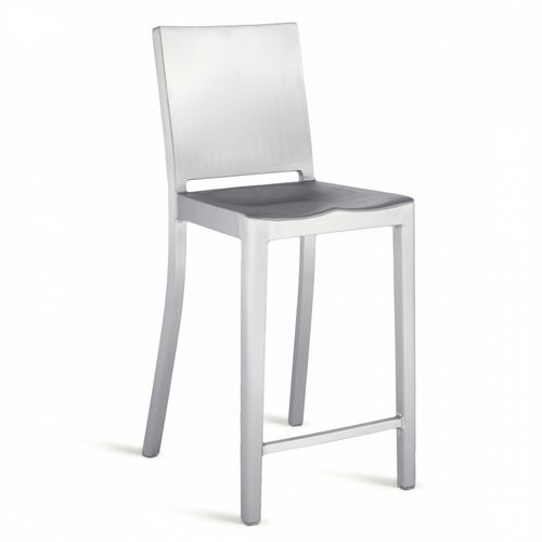 Chaise de bar contemporaine - HUDSON : HUDCTR 24  - emeco - en aluminium / résidentielle / sans accoudoirs