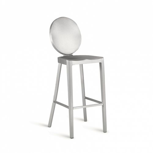 Tabouret de bar contemporain - KONG : KONGBAR 30  - emeco - en aluminium / professionnel / par Philippe Starck