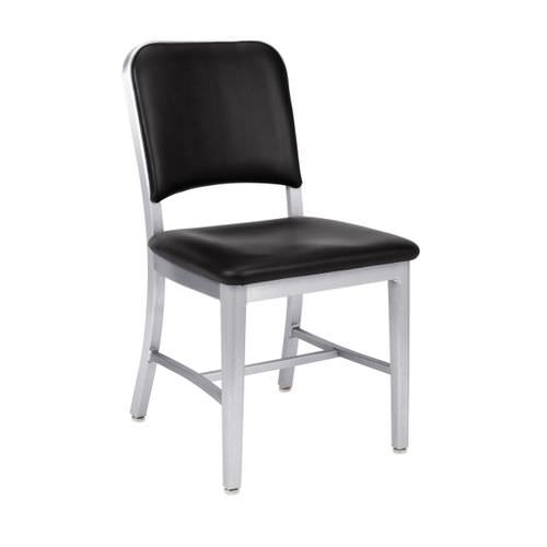 Chaise contemporaine - NAVY : 1002 - emeco - en aluminium / tapissée / résidentielle