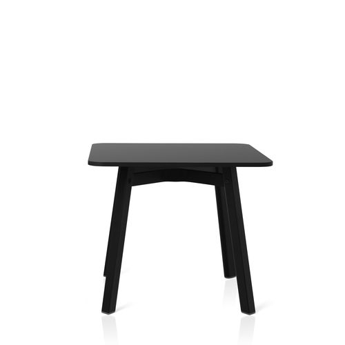 Table contemporaine - SU : SU LT BLACK BT - emeco - en bois / carrée / en matériaux de récupération