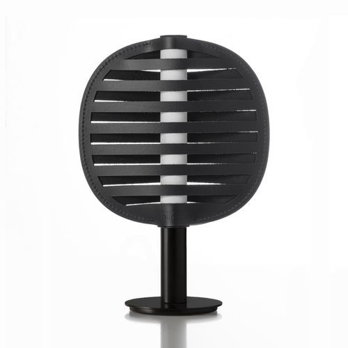 Lampe de table - LUME - ENRICO PELLIZZONI - en cuir / contemporaine / d'intérieur