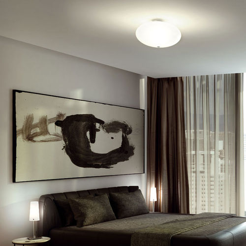Plafonnier contemporain - NÈBULA : T-3133 - ESTILUZ - rond / en verre / à LED