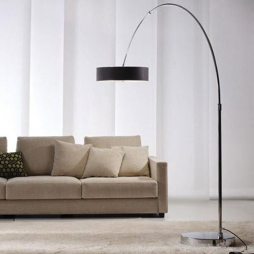 Lampe sur pied - IRIS : P-2718 - ESTILUZ - en métal / en verre / en fibre de polyester