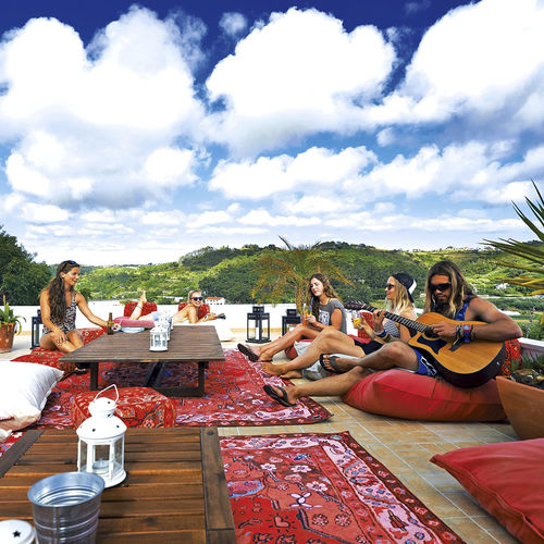 Tapis contemporain - PICNIC LOUNGE - Fatboy the original - à motif / en polyester / en PVC