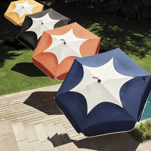 Parasol hexagonal - SUNSHADY - Fatboy the original - à mât central / mât inclinable / en polyester