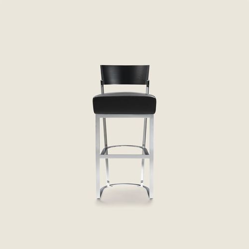 Tabouret de bar contemporain - MORGAN - FLEXFORM - en mousse de polyuréthane / avec piètement en métal / piètement en U