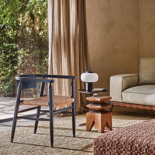 Chaise de salle à manger d'intérieur - DORIS S.H. - FLEXFORM - en wengé / en noyer / en teck