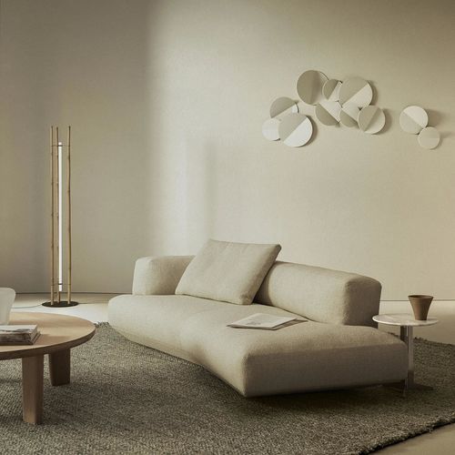 Chaise longue contemporaine - LOUNGESCAPE - FLEXFORM - en tissu / en cuir / en métal