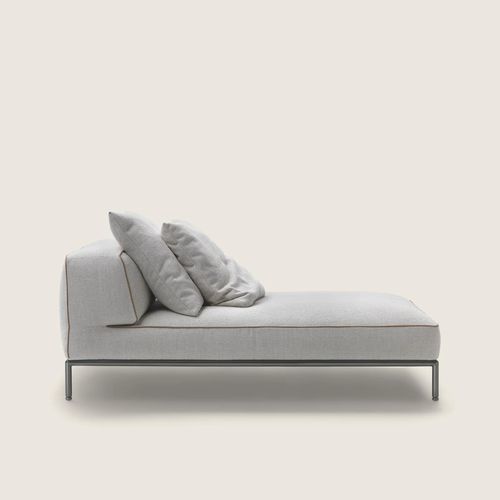 Chaise longue contemporaine - PERRY UP - FLEXFORM - en tissu / en mousse de polyuréthane / en cuir