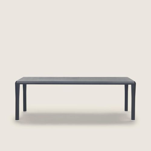 Table à manger design minimaliste - KOBO - FLEXFORM - en thermoplastique / en métal / en placage de bois