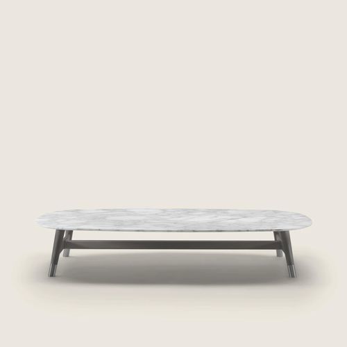 Table basse contemporaine - DESCO - FLEXFORM - en thermoplastique / en aluminium / en placage de bois