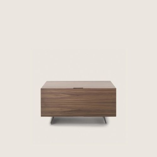 Table de chevet design minimaliste - PIUMA - FLEXFORM - en chêne / en noyer / en placage de bois