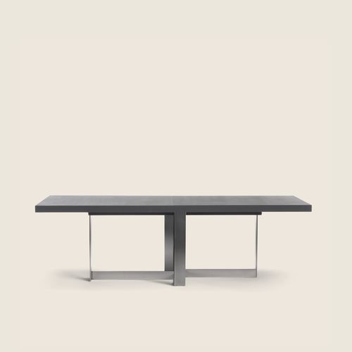 Table à manger contemporaine - JACQUES - FLEXFORM - en frêne / en métal / avec piètement en métal