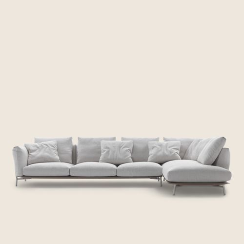 Canapé modulable - AMBROEUS - FLEXFORM - contemporain / pour intérieur / en tissu