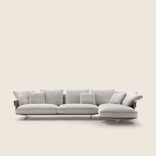 Canapé modulable - BRETTON - FLEXFORM - moderne / en tissu / en mousse de polyuréthane