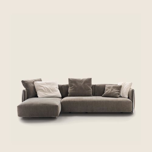 Canapé modulable - EDMOND - FLEXFORM - moderne / en tissu / en bois massif