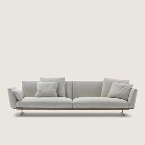 Canapé modulable - EVERGREEN - FLEXFORM - moderne / pour intérieur / en métal
