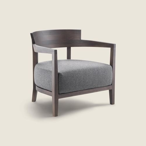 Fauteuil contemporain - JENNY - FLEXFORM - en tissu / en polyuréthane / en bois massif