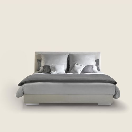 Lit deux places - MAGNUM - FLEXFORM - moderne / tapissé / avec tête de lit