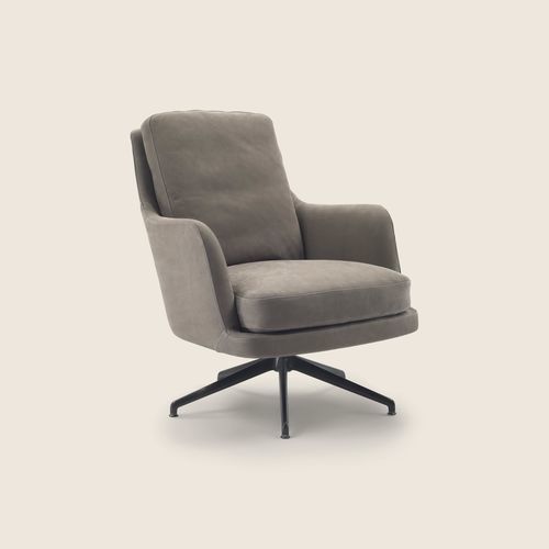 Fauteuil contemporain - MARLEY - FLEXFORM - en mousse de polyuréthane / en tissu / en polyuréthane