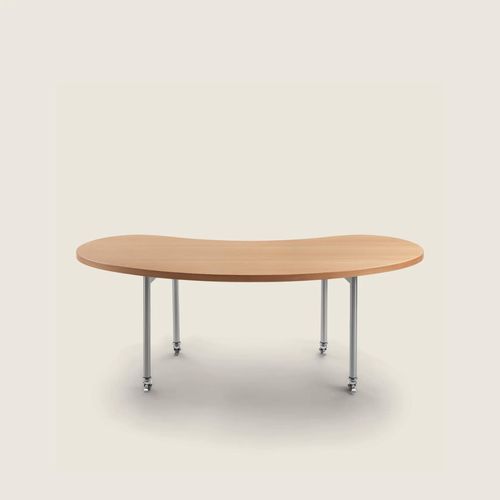 Table contemporaine - MIXER - FLEXFORM - en métal / en wengé / en noyer