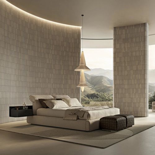 Lit deux places - NEWBRIDGE - FLEXFORM - contemporain / avec tiroir / coffre
