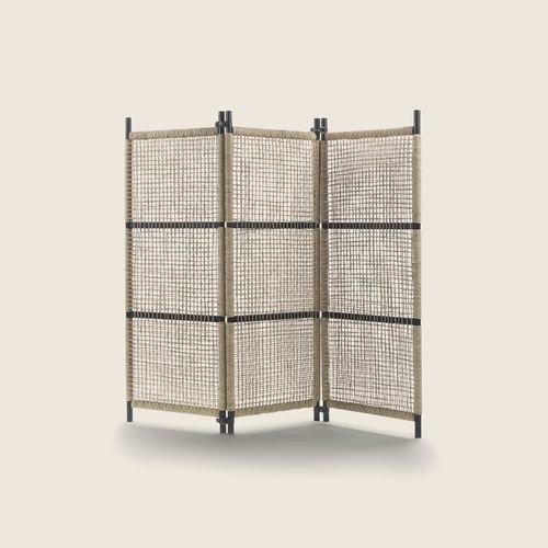 Paravent contemporain - PARKER - FLEXFORM - en cuir / en feutre / en bois massif