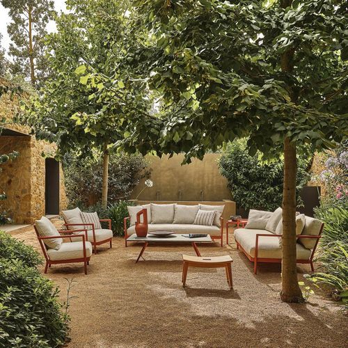 Canapé contemporain - CAMARGUE - FLEXFORM - d'extérieur / en tissu / en fibre de polyester