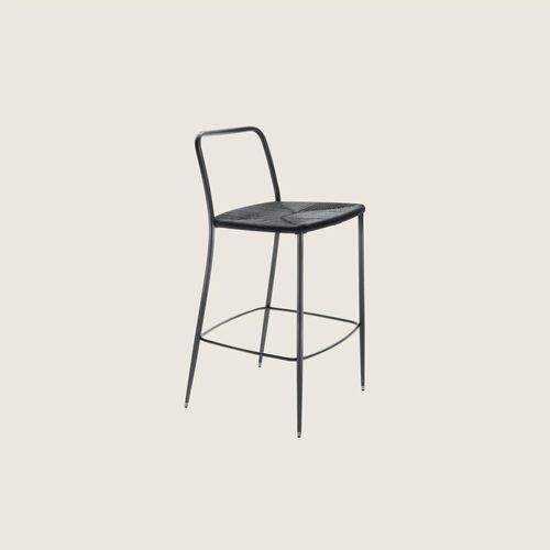 Tabouret de bar contemporain - FIRST STEPS - FLEXFORM - en polypropylène / avec piètement en fonte d'aluminium / 4 pieds