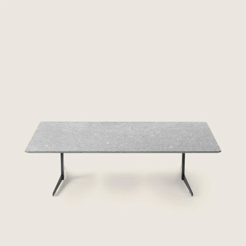 Table basse moderne - FLY - FLEXFORM - en thermoplastique / en acier inoxydable / en marbre