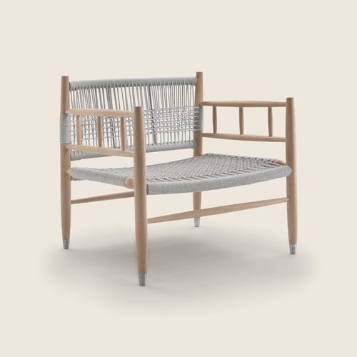 Fauteuil contemporain - LEE - FLEXFORM - en fibre de polyester / en polypropylène / en iroko