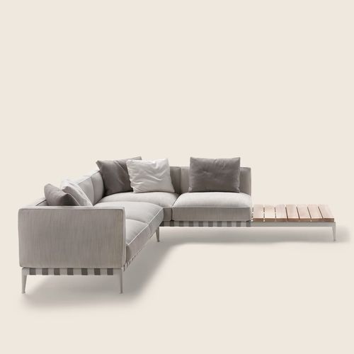 Canapé modulable - ATLANTE - FLEXFORM - moderne / d'extérieur / en tissu