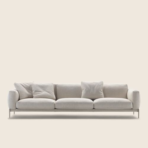 Canapé compact - ROMEO - FLEXFORM - contemporain / pour intérieur / en tissu