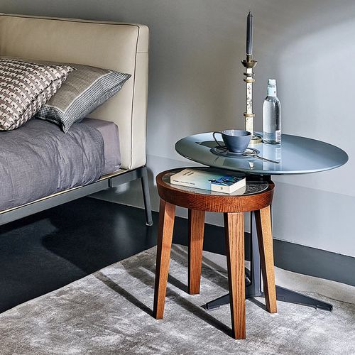 Table basse contemporaine - DIDA - FLEXFORM - en bois massif / en noyer / en frêne