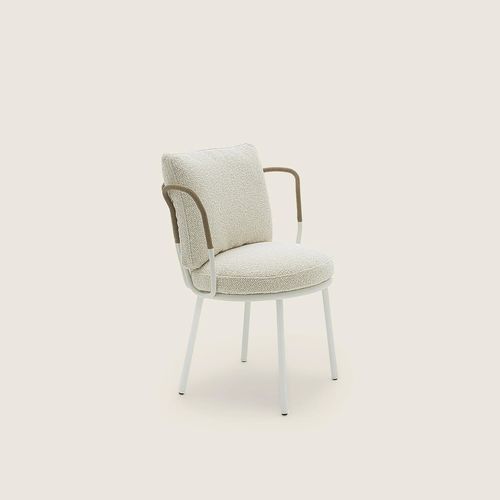 Chaise de salle à manger contemporaine - MARGHER&Igrave; - FLEXFORM - pour extérieur / en thermoplastique / en tissu