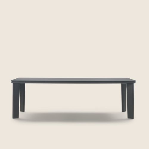 Table à manger contemporaine - ARNOLD - FLEXFORM - en placage de bois / avec piètement en bois / rectangulaire