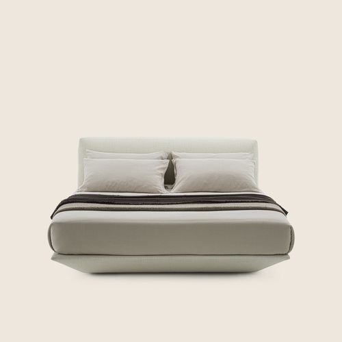 Lit double - LOUNGESCAPE - FLEXFORM - contemporain / avec tête de lit tapissée / avec rangement intégré