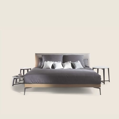 Lit double - FEEL GOOD - FLEXFORM - contemporain / avec tête de lit / avec tête de lit tapissée