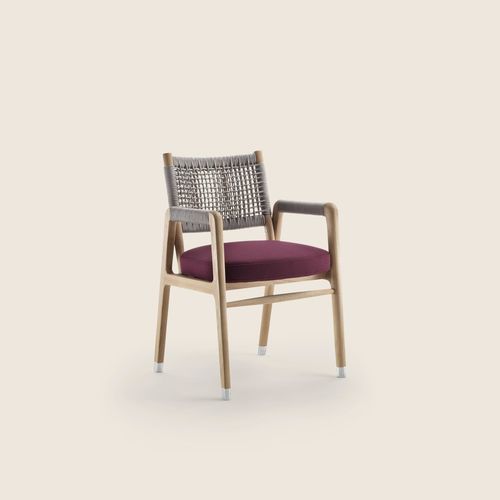 Chaise de salle à manger contemporaine - ORTIGIA OUTDOOR - FLEXFORM - pour extérieur / en thermoplastique / en métal