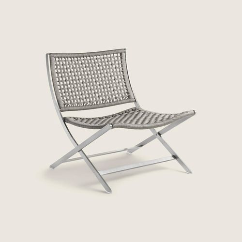 Fauteuil moderne - PETER OUTDOOR - FLEXFORM - en mousse de polyuréthane / en tissu déperlant / en acier à revêtement par poudre